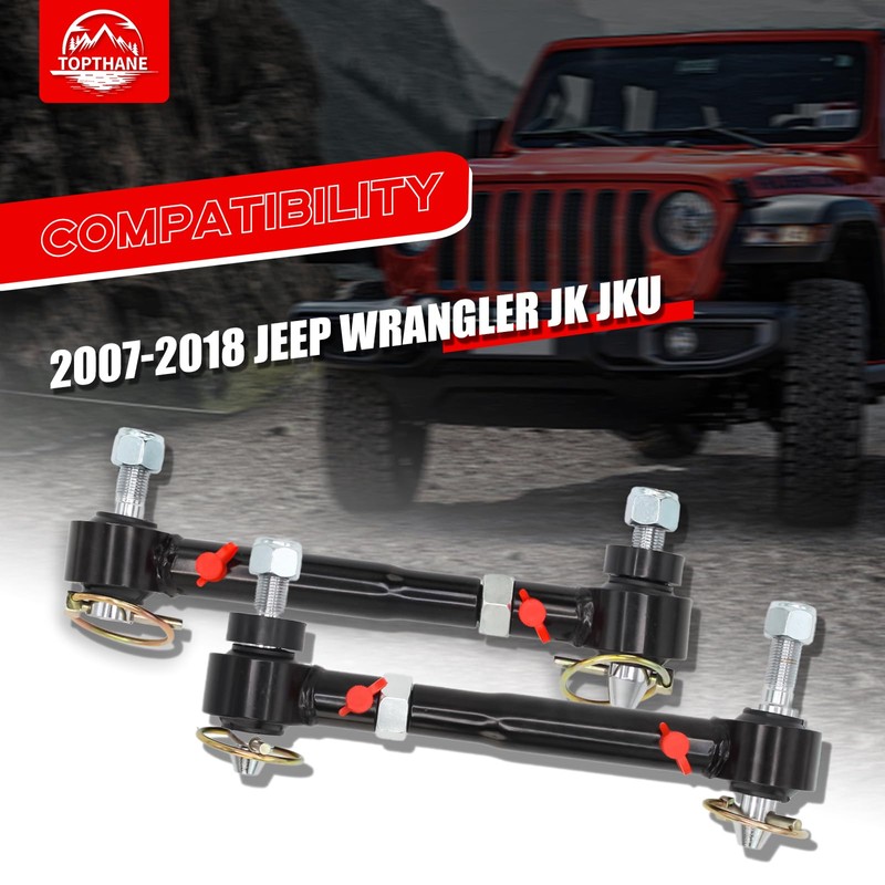 2.5" - 6" Lift Front Sway Bar Quicker Disconnect System