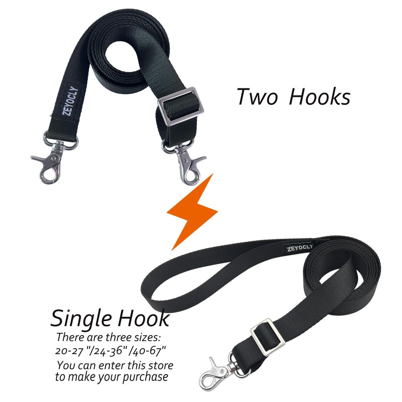 Adjustable Bimini Boat Top Straps,Two Hooks Marine Awning Webbing Straps,with