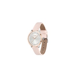 BOSS Analogue Quartz Watch for Women with Blush Leather Strap - 1502643