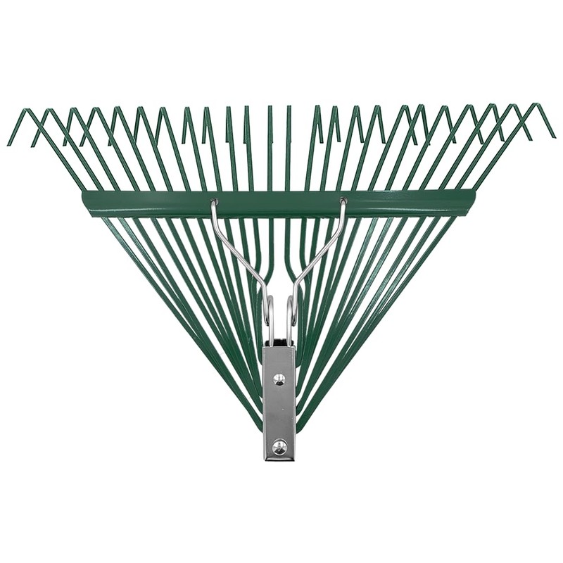 Zenport J2424 Leaf Rake with Deluxe Spring, 24-Tine, Rake Head