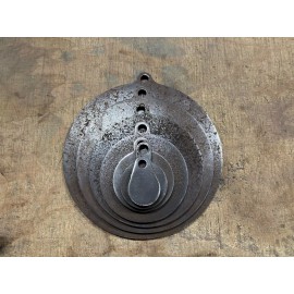 Unbranded AR500 1/2" Steel Shooting Target Hanger 7pc Set 2,3,4,6,8,10,1