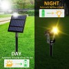 T-SUN Solar Spotlights with Warm White LED Lights for Outdoor