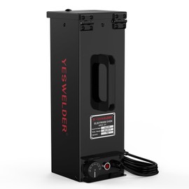 YESWELDER 15lb Portable Welding Rod Oven 110V, Temperature Controlled 85-300°F, 15 Inch Rods Fit, Electrode Oven for STICK Electrodes