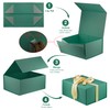 MOYEUPAC Green Gift Box,9" X 7" X 4" with Lids