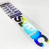 Static Aufkleber Hologramm Autoaufkleber Tuningsticker Regenbogenfarben Sticker Oilslick Weiß, 55