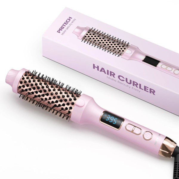 Pritech Thermal Brush 1.5 inch Heated Round Brush Creates Blowout