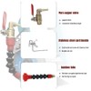 Lyaciomn Dust Remover Water Sprayer Set Replacement for Cutting Machine,