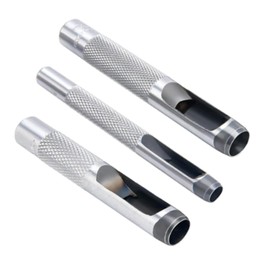 3Pcs Grommets Hole Punch, Steel Hollow Leather Punch Set, (1/4, 3/8, 1/2 inch) is an Original Accessory for The ASDFGHT Grommet Tool Kit, Grommets