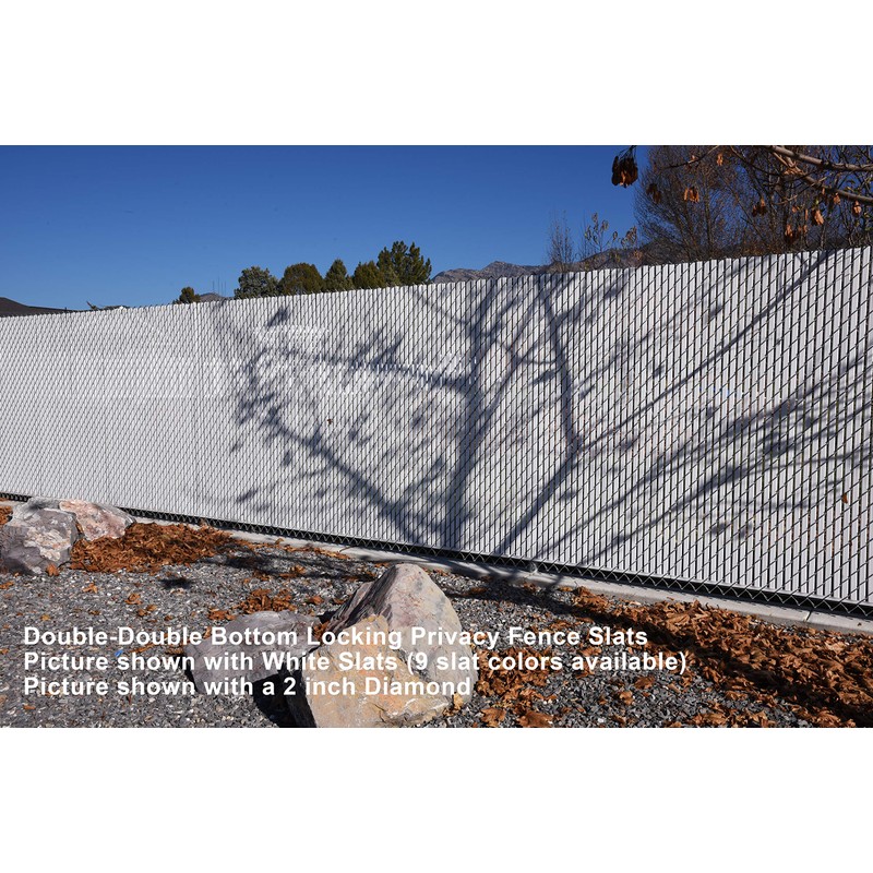Fence Source Double-Double Bottom Locking Privacy Fence Slat (9 Colors)