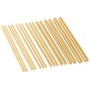 DOSNTO Glarks 18Pcs Brass Solid Round Rod Lathe Bar Stock