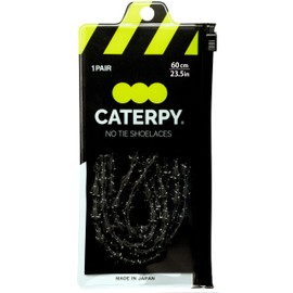 [Caterpy] Caterpie New Caterpie with improved fit that is difficult to fall out! 2 sizes x 15 colors (29.5 inches (75 cm) (for 6 - 7 holes), (reflective) Jaguar Black), (Reflective) Jaguar Black