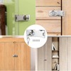 Cabinet Lock, 100 mm (4 in) Hasp Lockable with Keys,