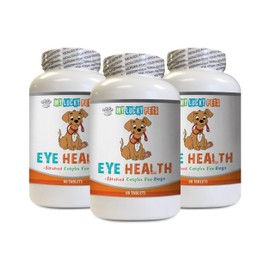 Dog Vision Bites - Dog Eye Health - Advanced Formula - Benefits Vision - Immune Support - Dog Vitamin for Dry Skin - 3 Bottles (180 Treats)