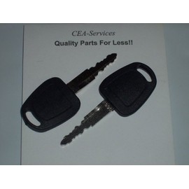 (2) Keys Fit Doosan Daewoo Excavator Ignition Terex Bobcat E80 F900 P2