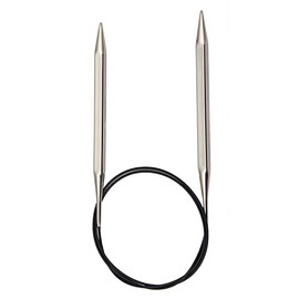 KnitPro 100 cm x 5 mm Nova Cubics Fixed Circular Needles, Shiny Brass