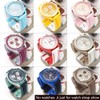Yhmoo Rubber WatchBands for Moonswatch Watch,double colors Soft Silicone Strap