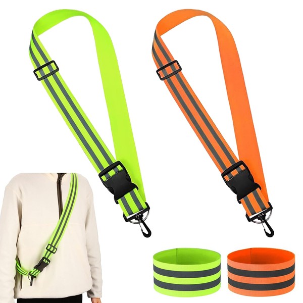 Reflective Sash High Visibility Reflective Belt Safety Reflective Running Gear