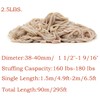 Natural HOG Casings for Sausage Making, 2.5LB, Durable and Tear-Resistant