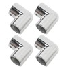 4PCS 2 Way 90 Degree Boat Hand Rail Fitting 25mm