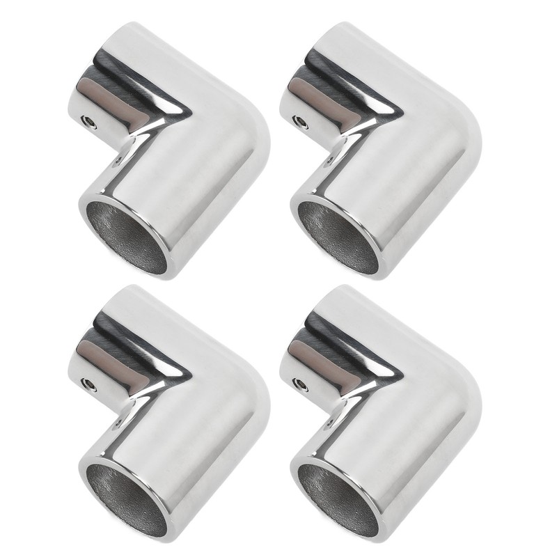 4PCS 2 Way 90 Degree Boat Hand Rail Fitting 25mm