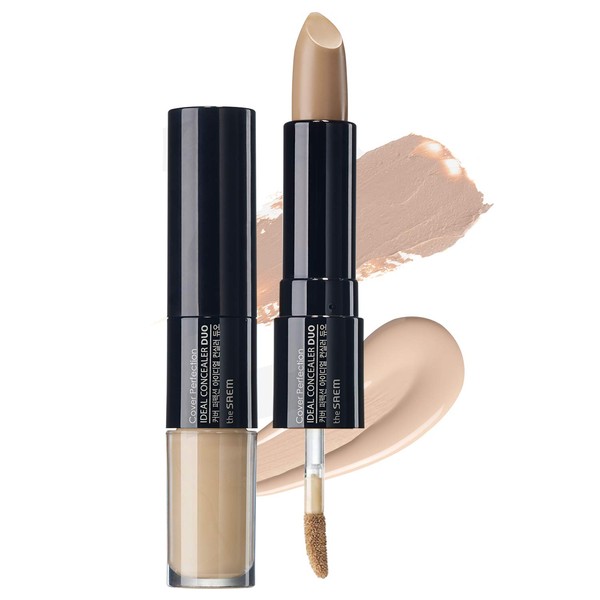 The Saem Cover Perfection Ideal Concealer Duo. 3Colors (1.5Natural Beige)