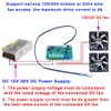 DC 12V 24V 4A 2-Way Adjustable PWM Fan Speed Controller,