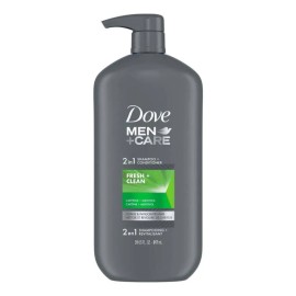 Shampoo 2 En1 Dove Men Care Acondicionador Fresh Clean 917ml