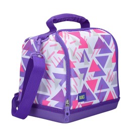 Built Insulated Lunch Bag with The Active Design, Polyester/PEVA, Purple/White, 18.5 x 24 x 26 cm