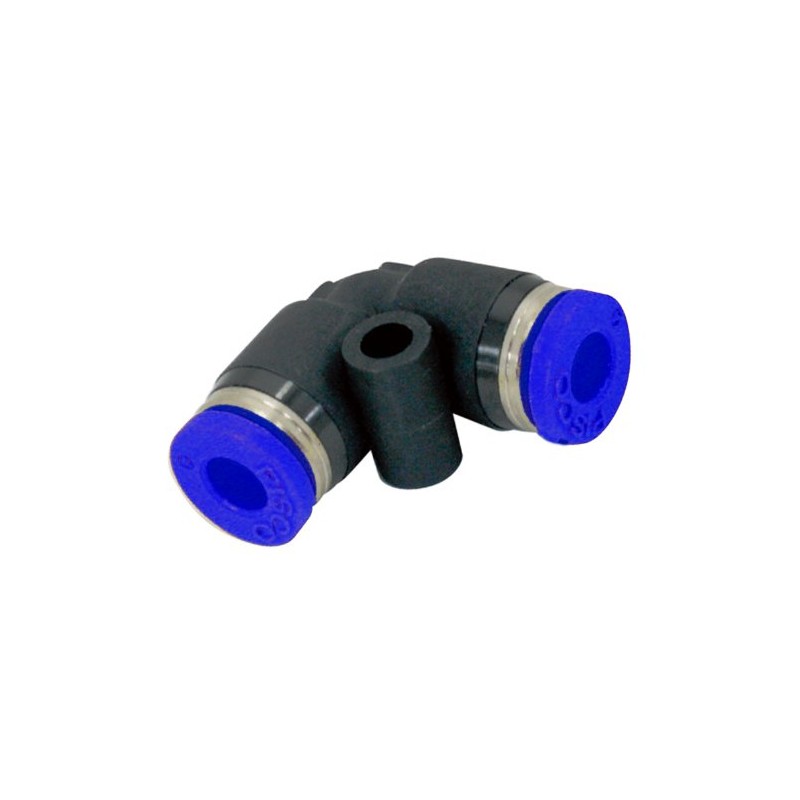 Niigata Seiki BeHAUS PV10 One-Touch Tube Fittings, Union Elbow, Outer