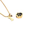 Customizable Pet Urn Necklace, Dog Ashes Necklace, Cremation Pet Memorial
