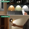 UNUSROOM Rechargeable Puck Lights with Remote Control,2000mAh High Capacity Battery