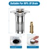 Bathroom Sink Drain Strainer,Pop-up Sink Drain Strainer for U.S. Standard