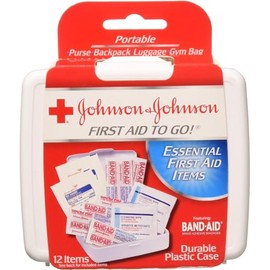 JOHNSON & JOHNSON First Aid to Go Kit 12 Items 1 Each (Pack of 7)