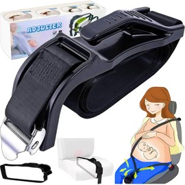 Ajustador de Cinturón, Universal Cinturón de Mujer Embarazada, Ajuste Cintura de Mujeres Gravida, Cinturones para Mujer Amortiguación Abdominal, Ajustable Cinturónes para Mujeres Abdomen Fácil de Usar