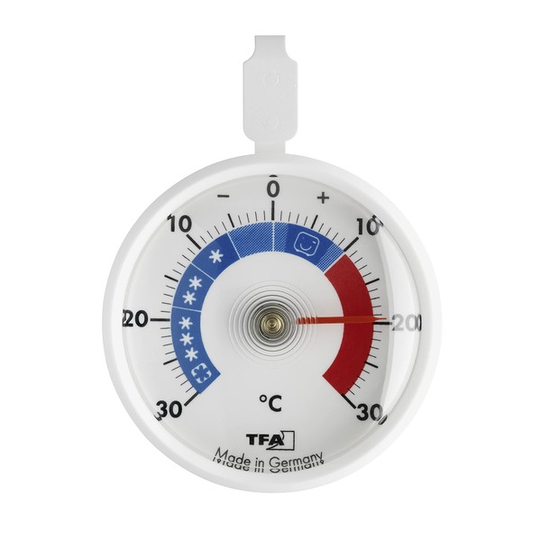 TFA Dostmann Analog Cooling Thermometer Small Handy Fridge Freezer Control L 72 x W 21 x H 95 mm
