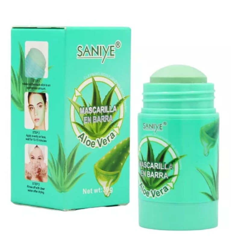 Mascarilla Facial en Barra - Aloe Vera 30 g