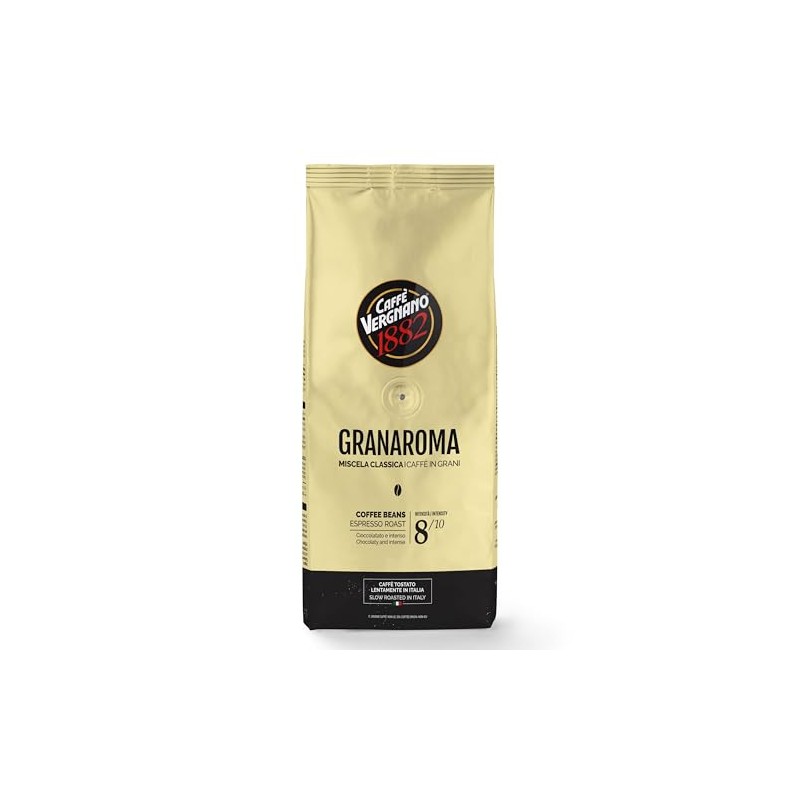 Caffe Vergnano Gran Aroma Whole Bean Coffee 2.2 lb Bag