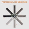 Kirphealy Digital Angle Finder Protractor, 7inch 200mm Angle Gauge Professional