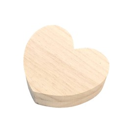 Heart Shaped Paulownia Box, Total Paulownia Box, S (Ideal for Storing Small Accessories and Parts)