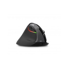 URBAN FACTORY Ergo PRO Vertical Ergonomic Mouse Wireless 2.4GHz, BLEUTOOTH & Wired Mouse - for Left Handed
