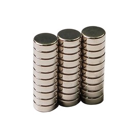 Good-L Neodymium Magnets, Round Magnets, Commercial Use, 0.2 inch (6 mm) Diameter, 0.08 inch (2 mm) Thickness / 10 Pieces