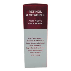 Clear Beauty Retinol & Vitamina E Serum Facial 50ml