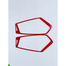 Tzvmny Red For Polaris Slingshot Parts Accessories Side Mirror Bezel Trim Kit 2015-2023