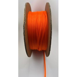 JDDTech Polyurethane 1/4 inch 6mm braid expandable cable sleeving UV Orange 16.4 Ft (5m)