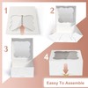 Leafiew 30 Pack 6x6x3 Bakery Boxes with Window – Small