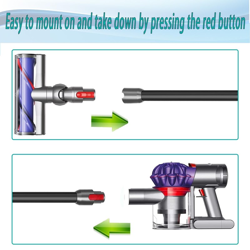 Cleptorize Replacement Extension Wand for Dyson V7 V8 V10 V11