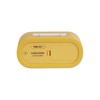 Karlsson KA5753YE LCD Backlit Digital Alarm Clock Gummy Rubberized ABS