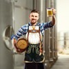 Bilipala Lederhosen Apron Funny Apron Novelty Kitchen Cooking Apron for