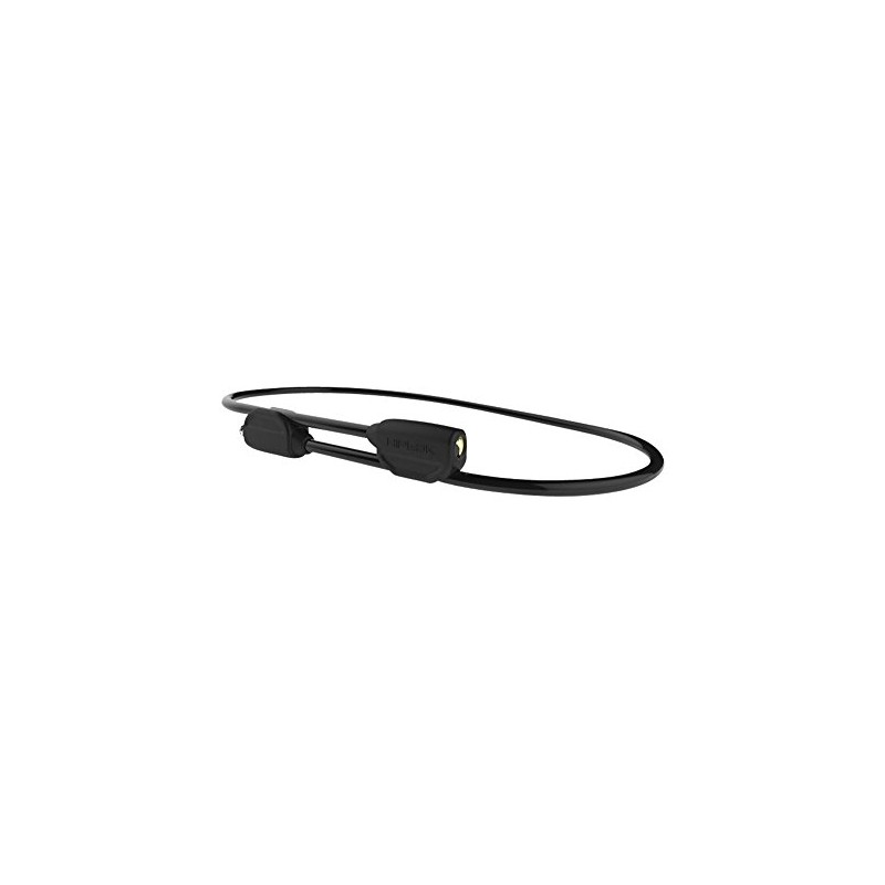 Hiplok POP Cable Bike Lock, All Black