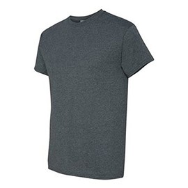 Gildan Blank T-Shirt - Unisex Style 5000 Adult Dark Heather Grey